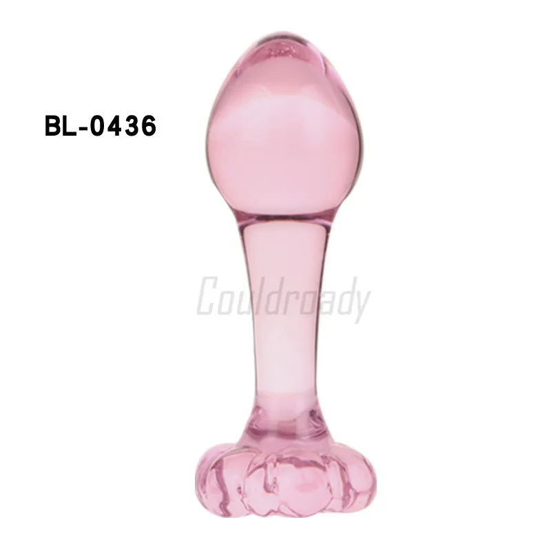 Sexy Toy Analplug Set Pink Large Glass Butt Plugs Anal Sex Toys for Woman Man Gay Ass Massage Huge Couples Sextoy |