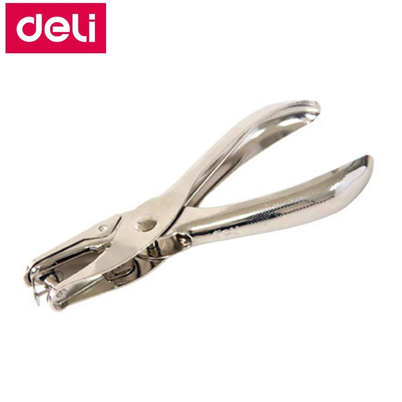 Deli 0114 Office 6mm 1-Hole Handheld Punch Mini 0ne Hole Hand 8 sheets |