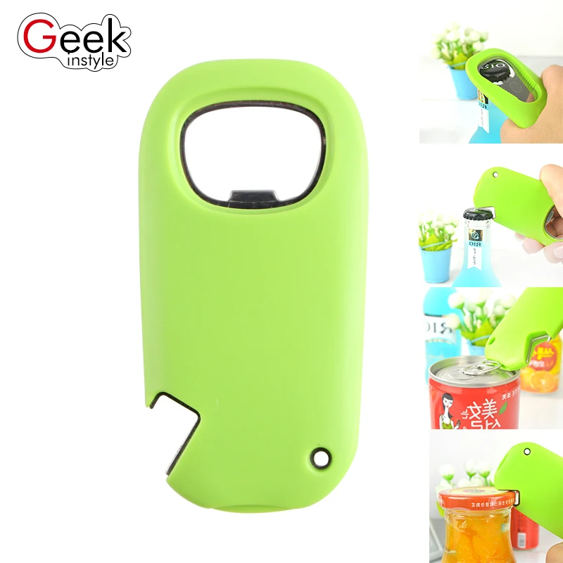 Geekinstyle модная многофункциональная открывалка для бутылок синяя и зеленая два