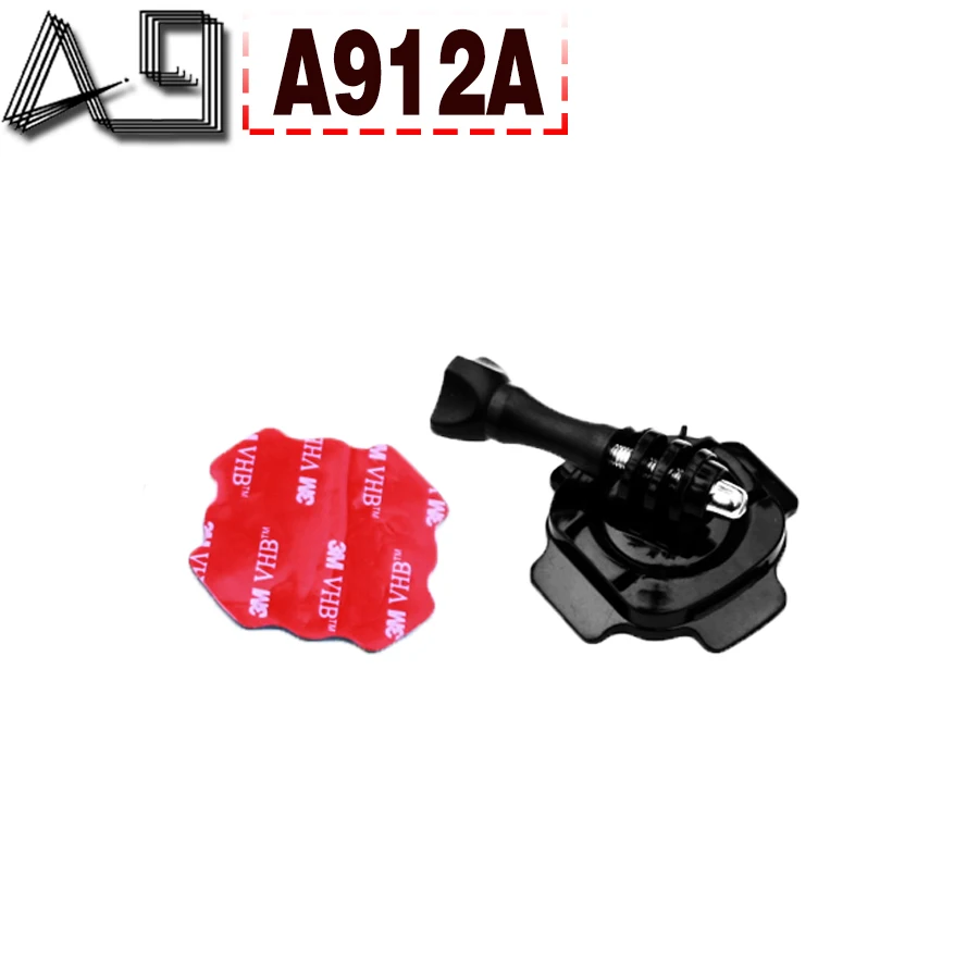 A9 for GoPro Accessories Helmet 360 Degrees Rotation Mount with Sticker For Hero 5 4 3+ SJ4000 Xiaomi yi A9012 | Электроника