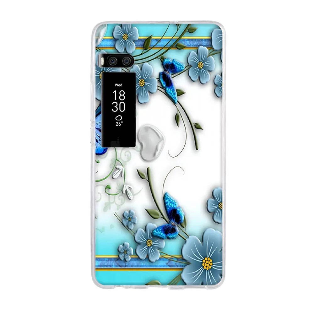 Силиконовый чехол для Meizu Pro 7 plus 5 дюйма с милым рисунком мягкий бампер