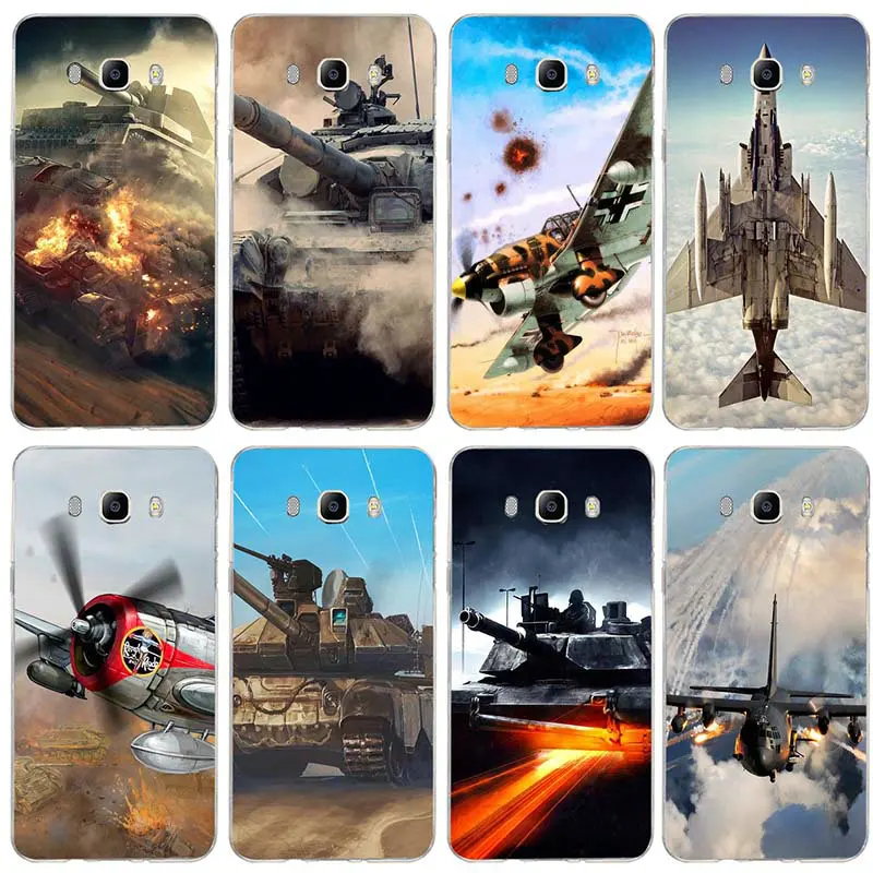 Танки War Aircraft для Samsung Galaxy A3 A5 A7 J1 J2 J3 J4 J6 J5 J7 J8 2016 2017 2018 оболочка чехол мягкий ТПУ