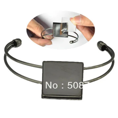 DIY Результаты браслета-медная Посеребренная основа браслета пустая форма