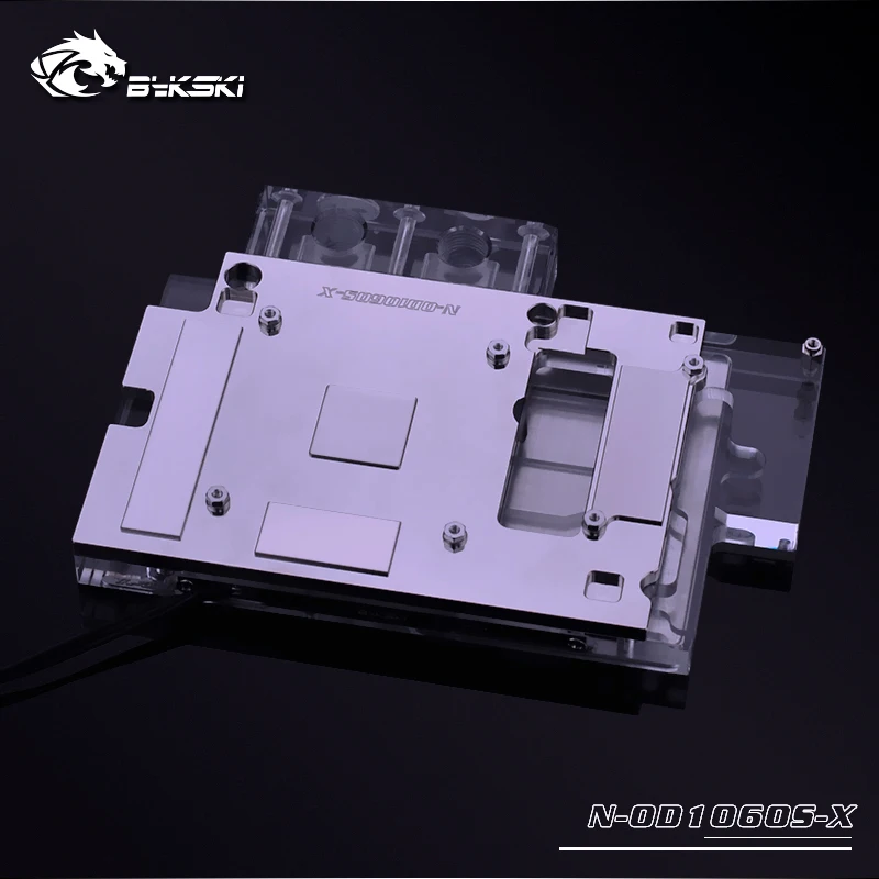 Bykski N OD1060S X VGA полное покрытие блок водяного охлаждения со светодиодной