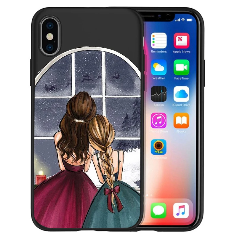 Чехол для iPhone X, модный, супер мама, девочка, для Iphone 5, 5S, 6, 6 S, 7, 8 Plus, X, XS, Max, XR, мягкий силиконовый чехол, Etui