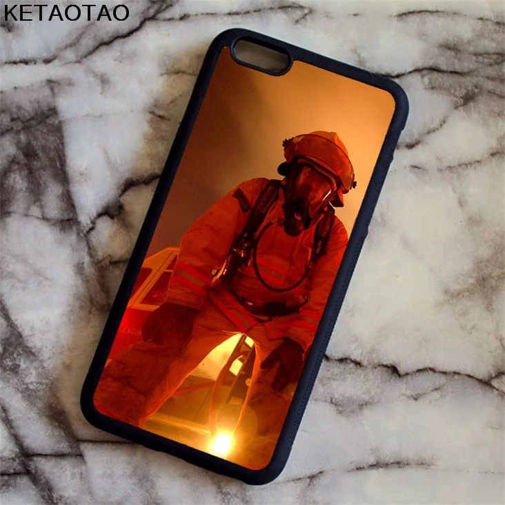 KETAOTAO EMT пожарный спасательный пресс чехлы для телефонов iPhone 4S 5S 6 6S 7 8 X PLUS Samsung S8