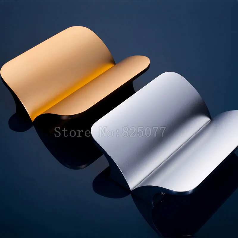 Простые линии feel Шампань/алюминий цвет алюминиевый сплав Стеклянная Ручка двери