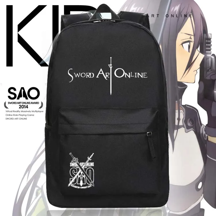 

Sword Art Online Cosplay Backpack Anime SAO Nylon School Bag Unisex