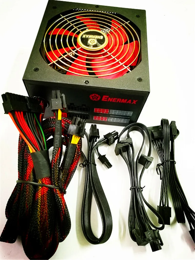80PLUS Gold 850W модуль питания контроль температуры Поддержка двойной ЦП настольный