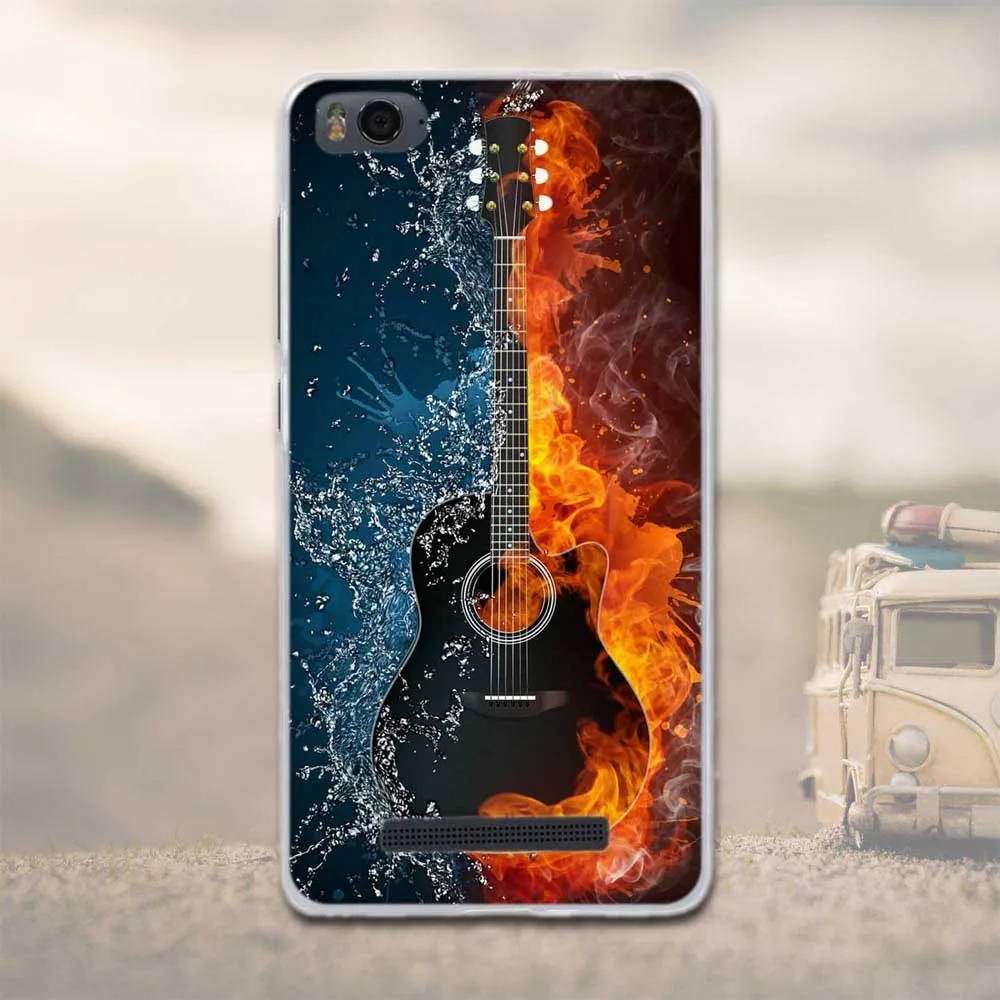 Защитный чехол из мягкого силикона для Xiaomi Mi4c Mi4i 3D стерео рельефная задняя крышка