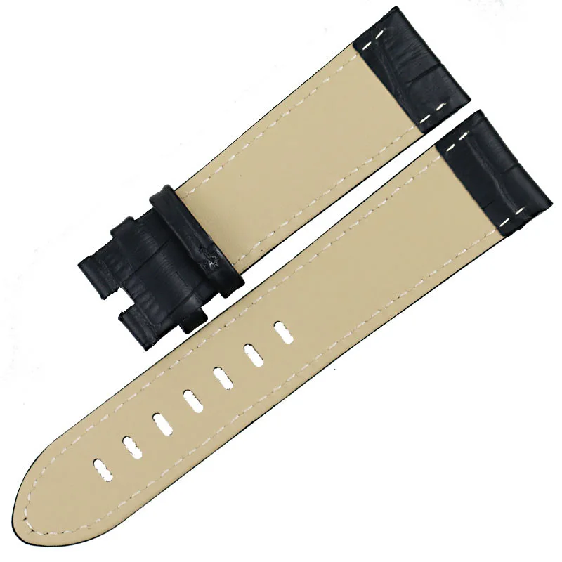 ISUZUN изготовленный из натурального сырья ремешок часов 20/22 мм Time Walker 9670 для