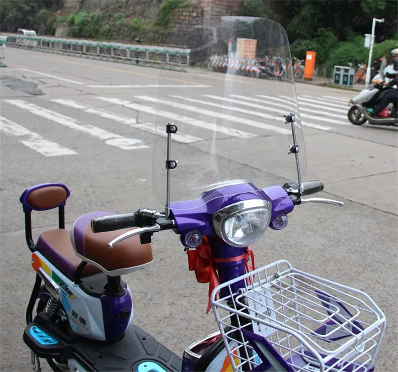 KCSZHXGS Универсальный лобовое стекло мотоцикла скутер ветрозащитная дефлектор 1