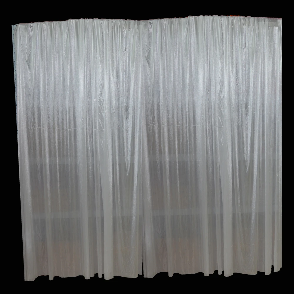 4*8 м ледяная шелковая свадебная ткань фон занавеска для трубы и драпировки|background