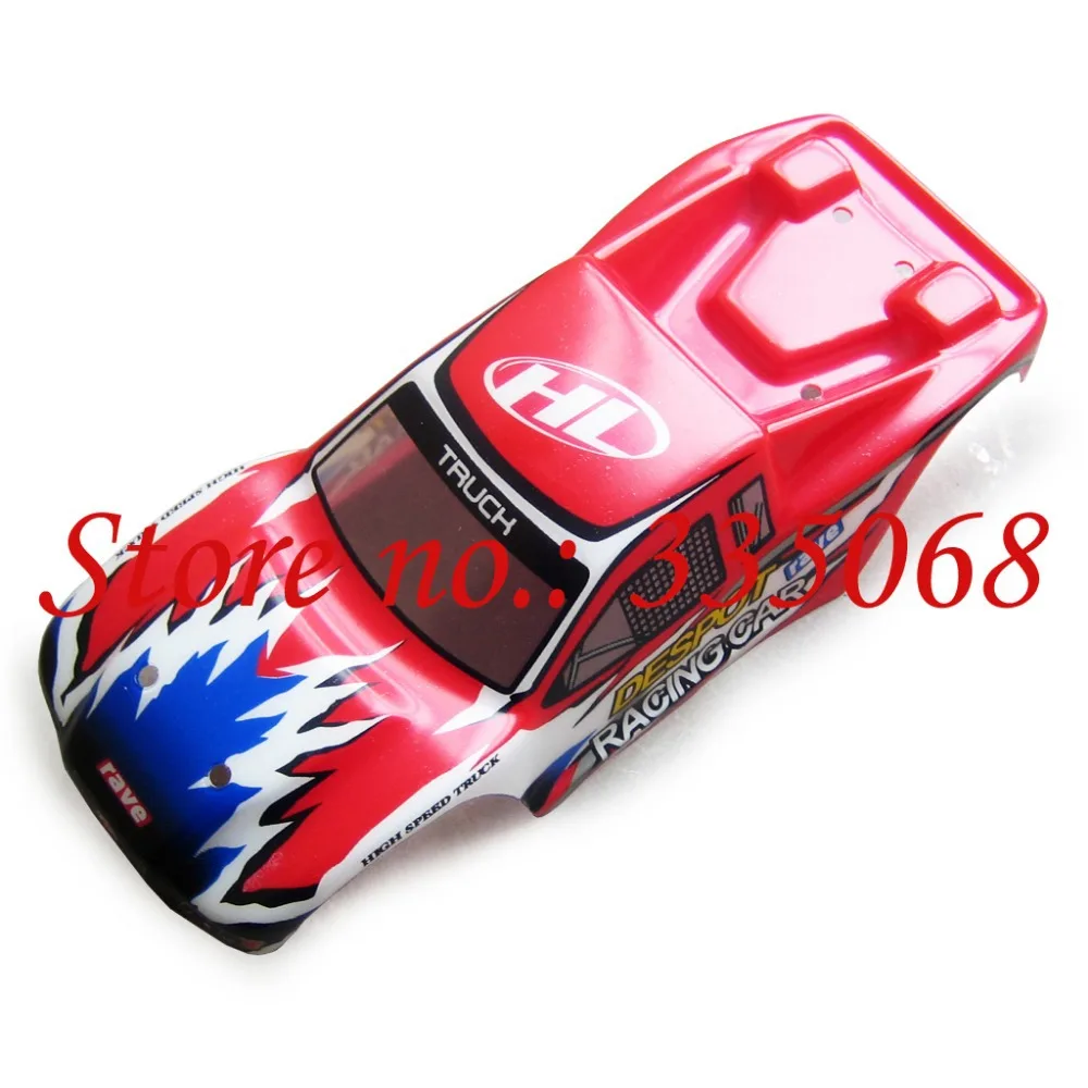 HENGLONG 3851 3 RC mini car Sacker sport 1/18 Запасные части № 12003 Корпус кузова Красного