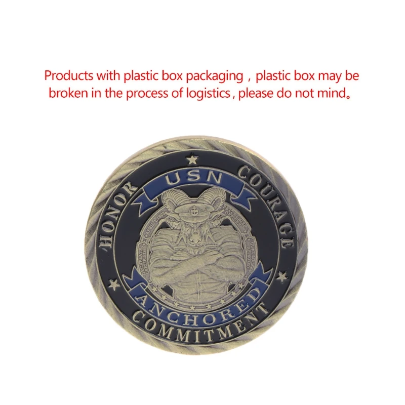 Памятная монета морская коллекция США подарки сувениры ремесла Искусство