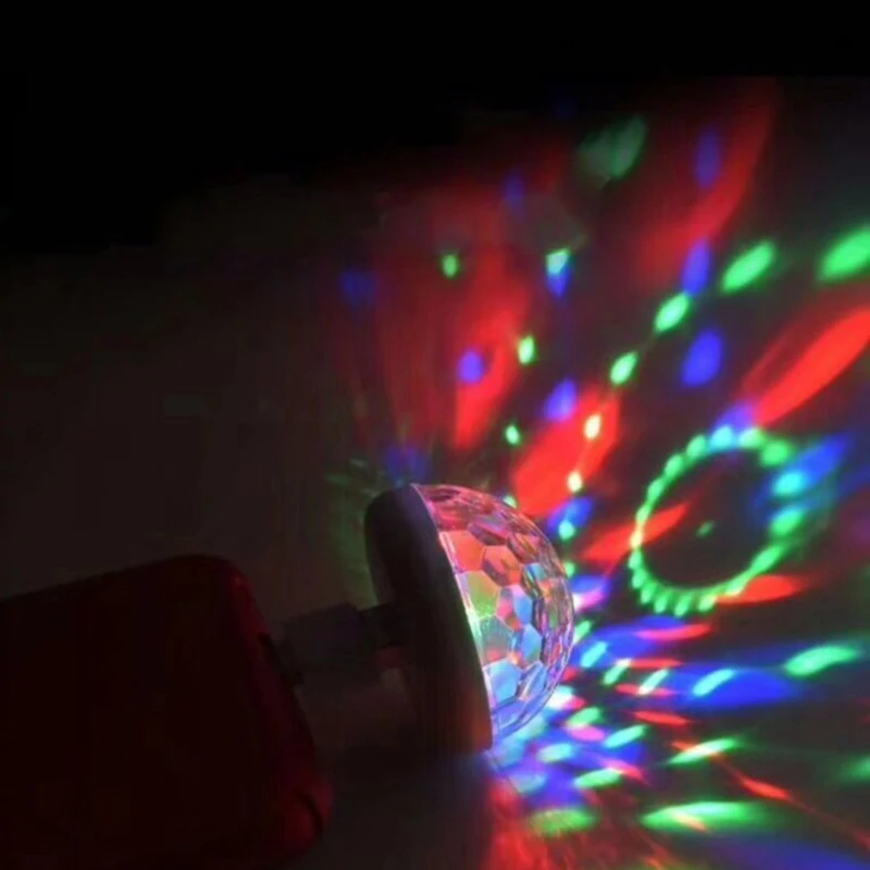 СВЕТОДИОДНЫЙ Автомобильный USB атмосферный свет DJ RGB мини цветная музыкальная