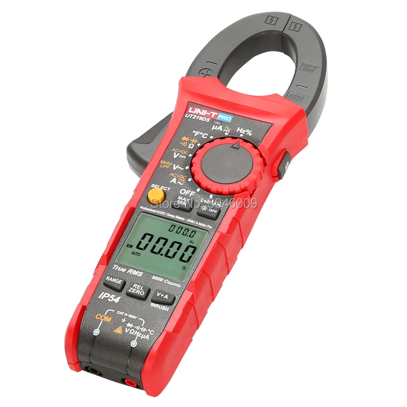 UNI T UT219DS true RMS Профессиональный клещи IP54 пыли/водонепроницаемый цифровой
