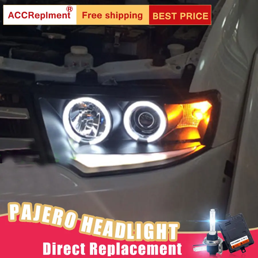 2 шт. Автомобильные светодиодные фасветильник ангельские глазки для Mitsubishi Pajero