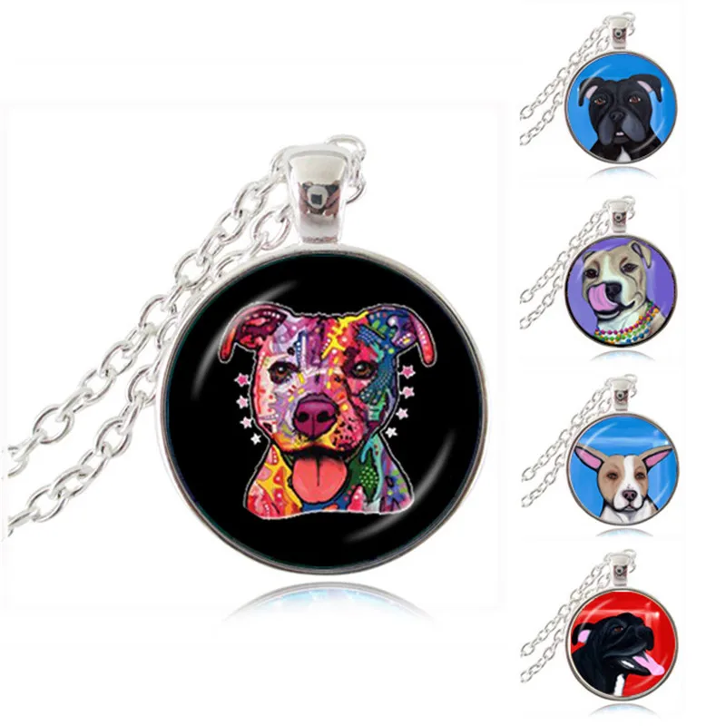 Питбулл собака ожерелье американский питбултерьер Pet щенок спасательный кулон