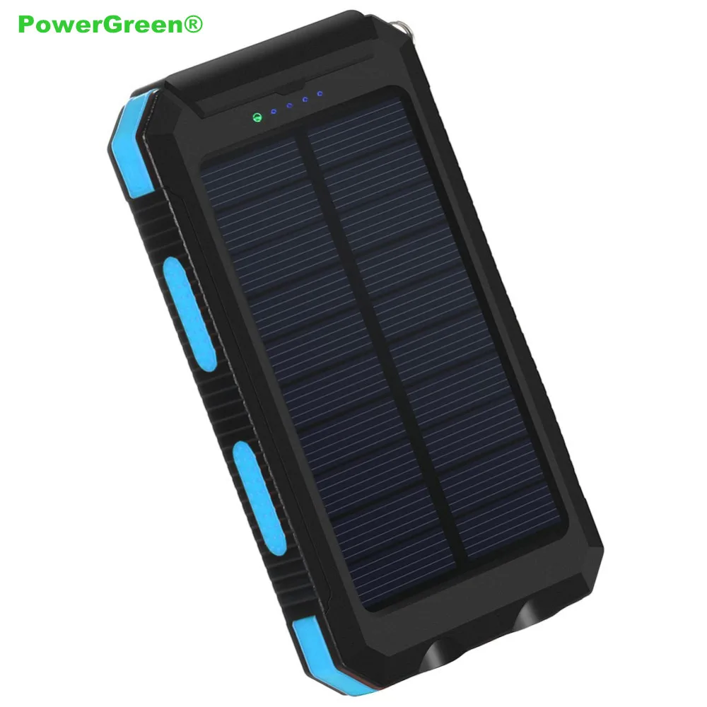 PowerGreen 5 в 2 а солнечное зарядное устройство светодиодный дизайн солнечный
