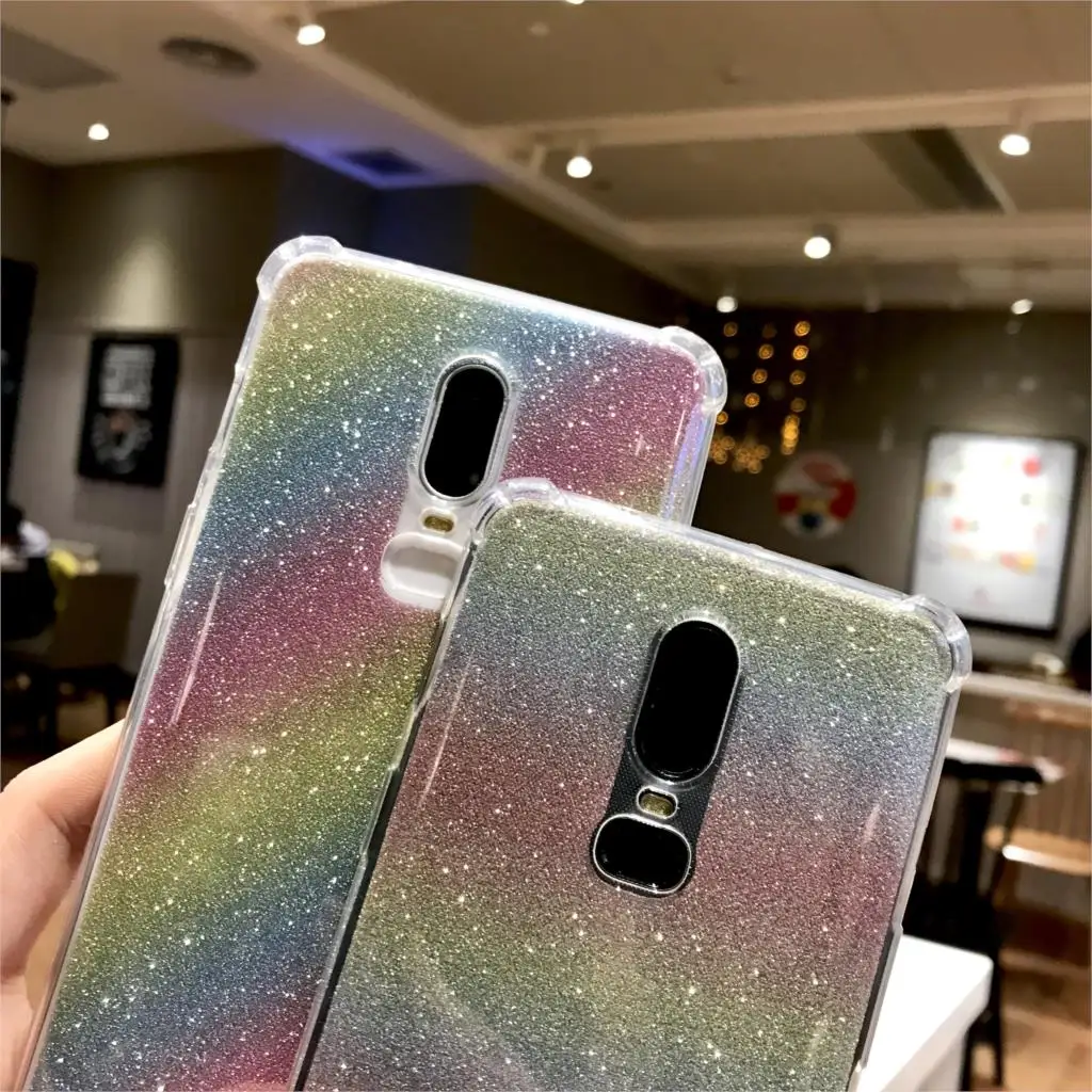 Rainbow Anti-Shock Case For OnePlus 6 6T 5T 5 LG G6 G7 Q6 V10 V20 V30 TPU Sony Xperia XA XA2 Ultra Meizu M3 M5 Note M5S M5C M6T |