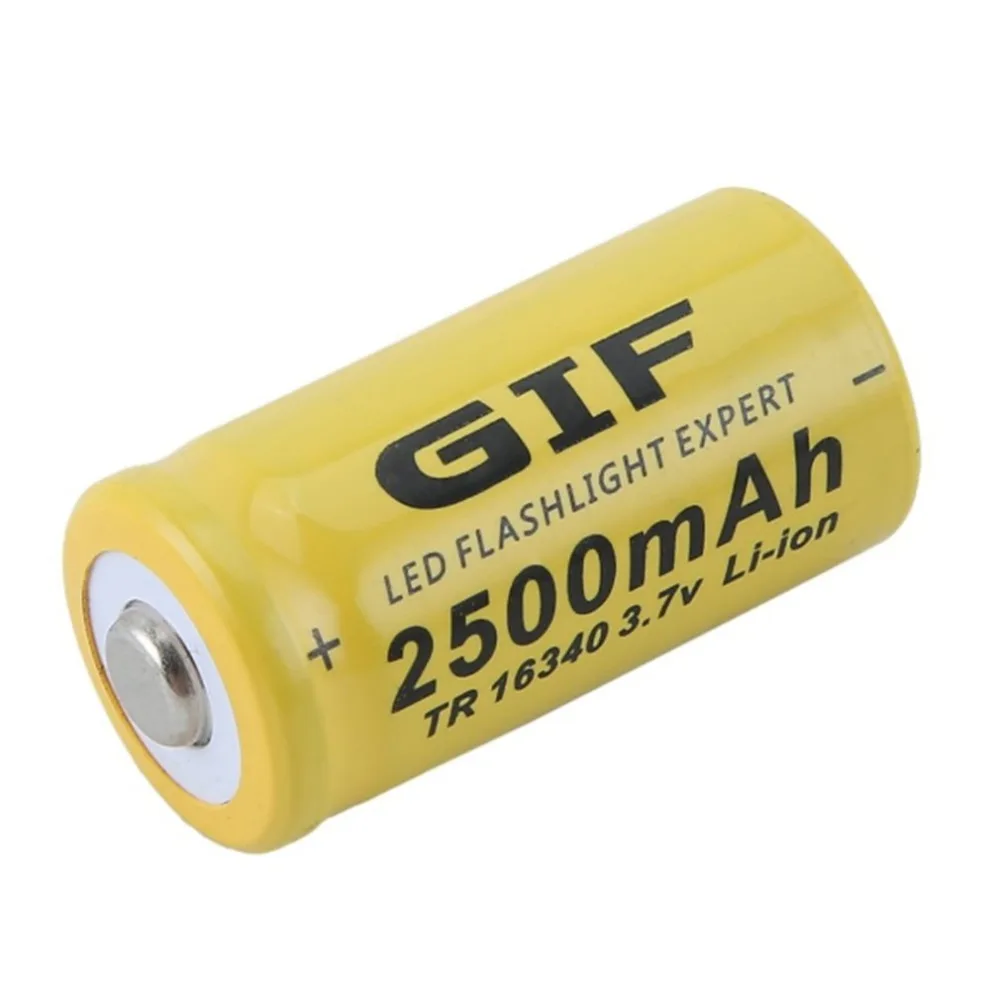 16340 2500mah 3 7 V аккумулятор и зарядные устройства перезаряжаемые комплект
