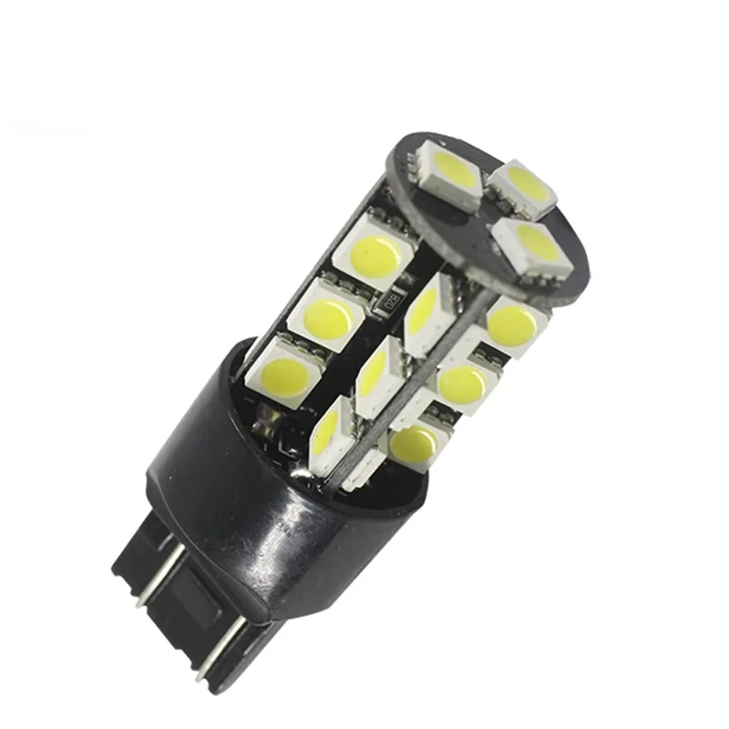 T20 W21/5W 7443 LED Bulbs 27 SMD 5050 Turn Signal Lights Led White Blub DC 12V | Автомобили и мотоциклы