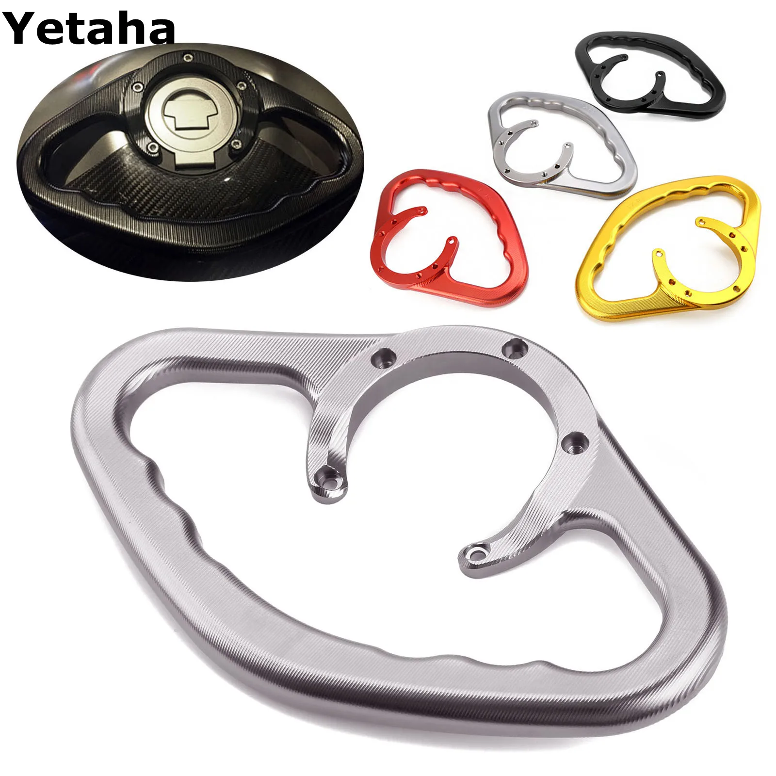 1 шт. рукоятки для пассажиров мотоцикла ручки подлокотник с ЧПУ алюминиевый бак