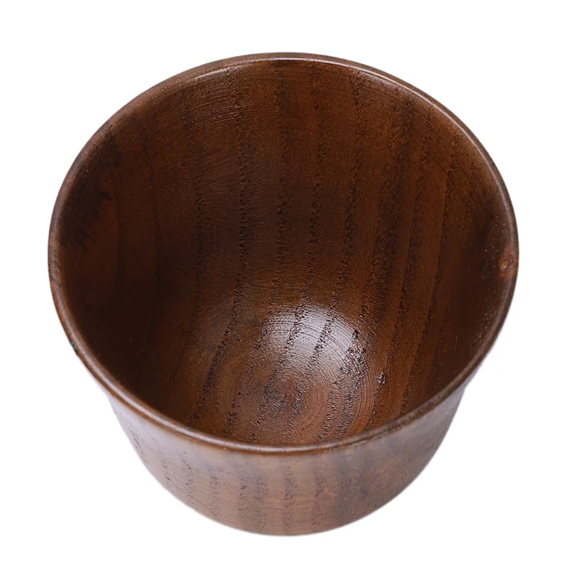 6 шт. креативный чайный набор Маленькая деревянная чашка маленькая антибоковая и