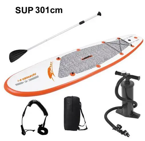 Новая мода надувные водные виды спорта серфинг доска для серфинга с веслом 300*75.5*10