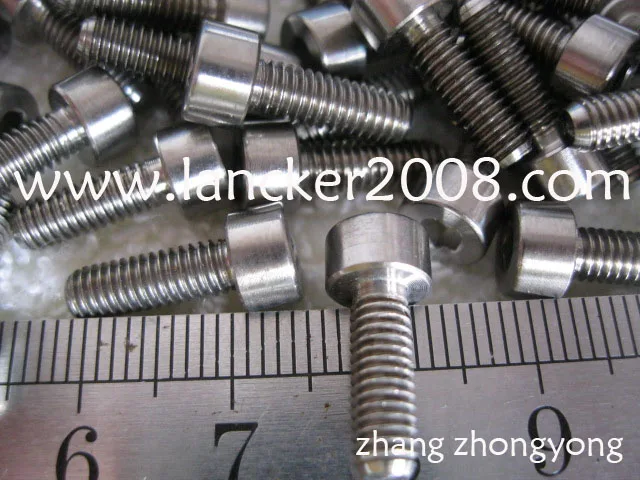 Титановые винты DIN912 Gr5 M5x8 10 12 15 20 25 30 35 40 45 50 55