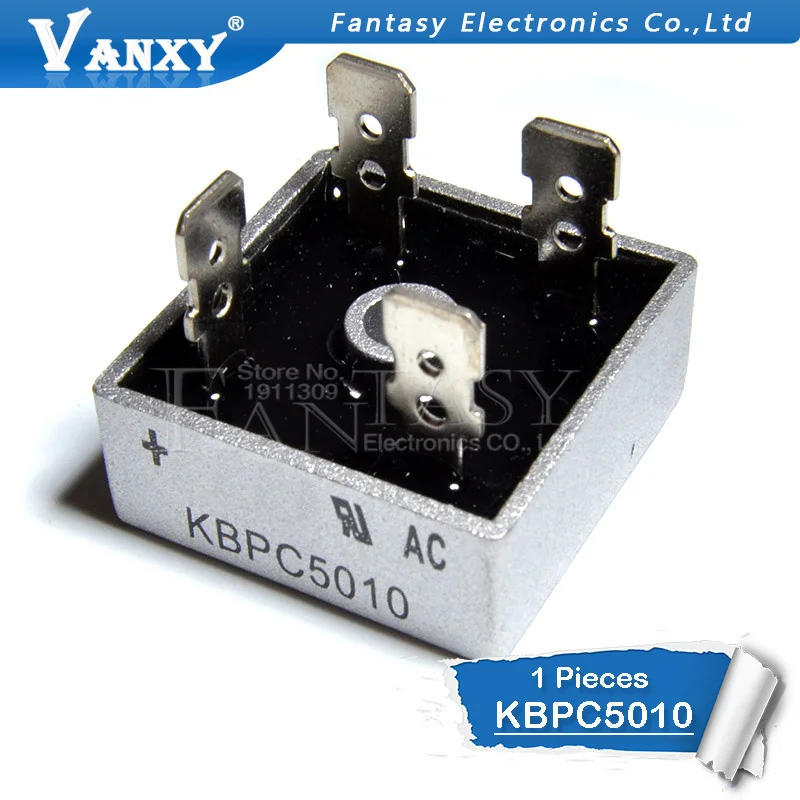 1 шт. KBPC5010 1000 в 50A диодный мостовой выпрямитель новое и оригинальное IC