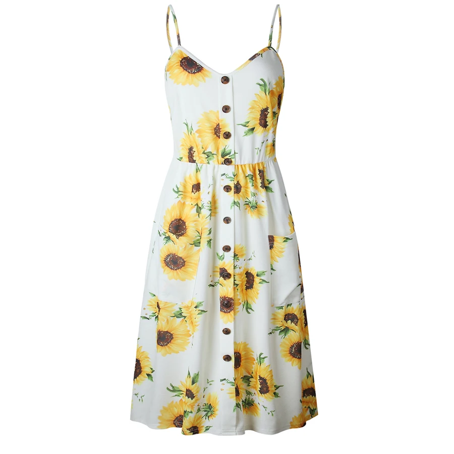 Plus Size Summer Casual Floral Print Beach Maxi Dress 2018 Sexy Spaghetti Strap Sun Woman Long Bohemian Club Party Dresses | Женская