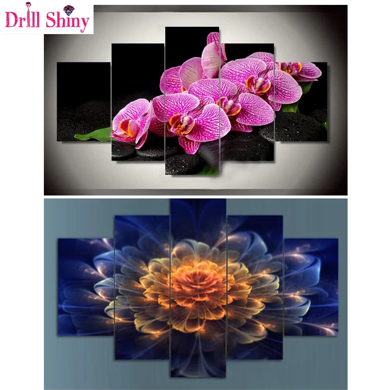 5 шт. 5D алмазная картина сделай сам|5d diy|5d diy diamond paintingdiamond painting |