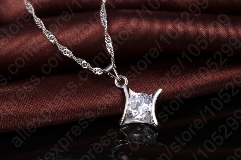 Женский свадебный ювелирный комплект из серебра 925 пробы с фианитами| |