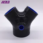 Силиконовый корпус дроссельной заслонки синий шланг для Audi A6 S4 2,7 T PRO Y-JIONT 99-02 (1 шт.) красныйсинийчерный