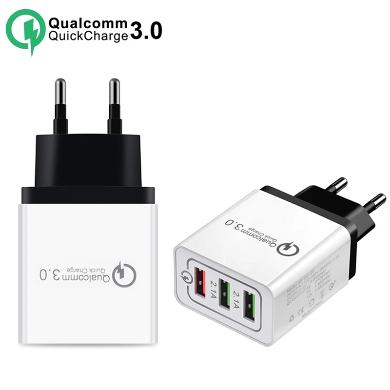 Быстрая зарядка 3 0 зарядное устройство USB QC3.0 быстрая мульти для телефона huawei honor 10