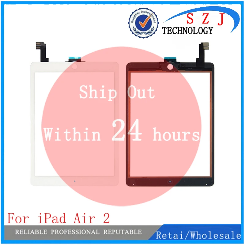Новый сенсорный экран 9 7 дюйма для Ipad air2 air 2 дигитайзер переднее стекло панель