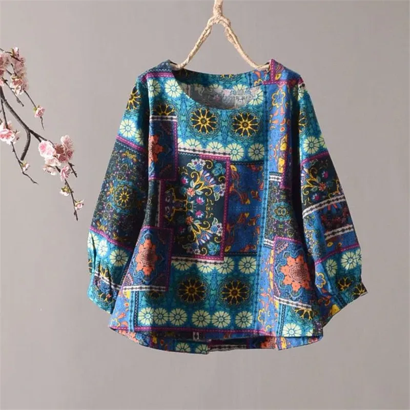 Готические винтажные женские топы больших размеров 3/4 с пышными рукавами