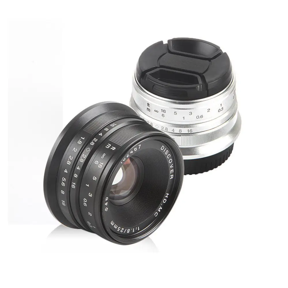25 мм F/1 8 HD MC ручной фокус широкоугольный объектив для камеры Fujifilm FX X T10 T2 PRO2 PRO1 E2 E1 M1