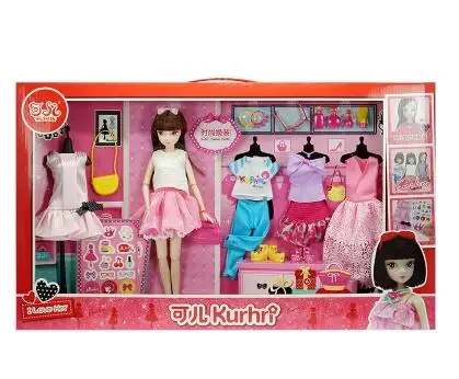 Распродажа кукольные куклы для девочек игрушки модное платье детей подарки на