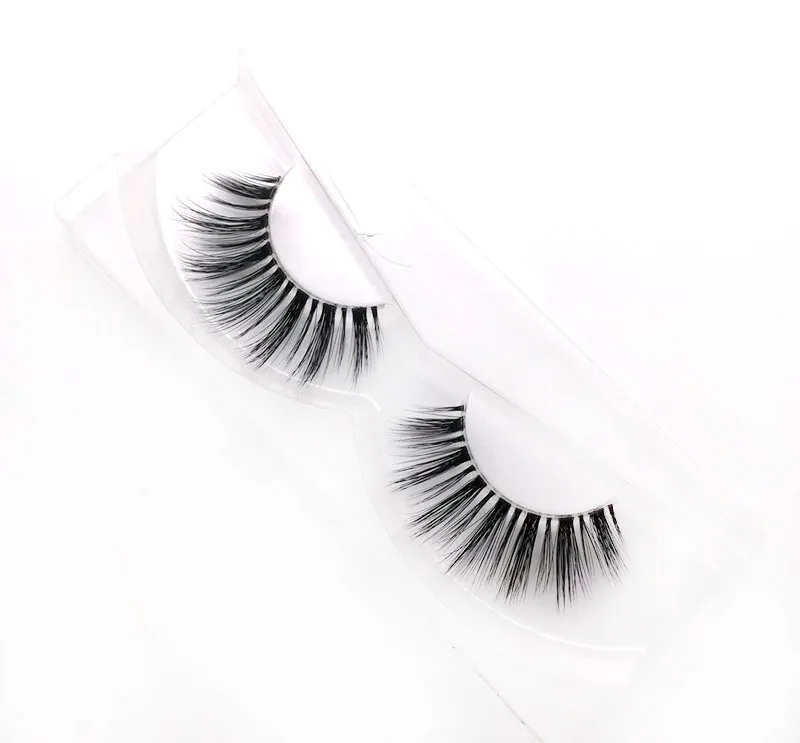Mink Lashes 3D Eyelashes Invisible Band Natural Black False Eyelash Full Strip cilios Reusable y24 | Красота и здоровье