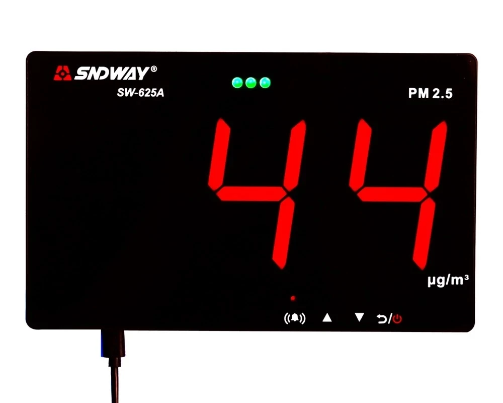 

SNDWAY SW-625B настенный лазерный датчик PM2.5 детектор газоанализатор монитор качества загрязнения воздуха для умного дома