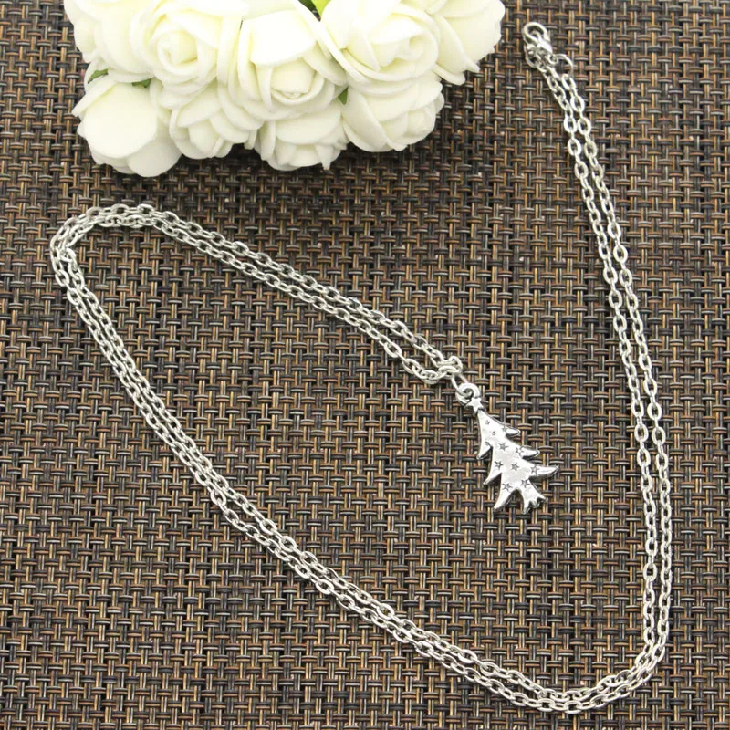 Новый модный Тибетский серебристый цвет подвеска на рождественскую елку чокер