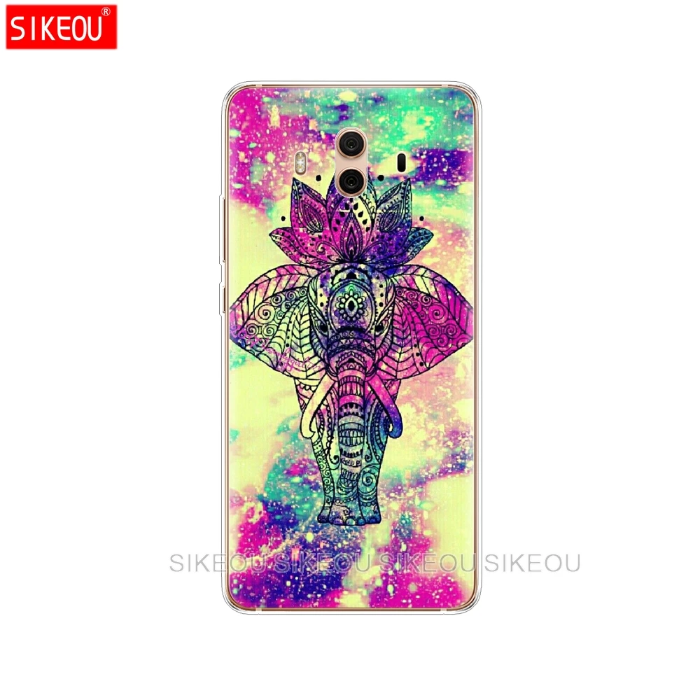 Силиконовый чехол для телефона Huawei mate 7 8 9 10 pro LITE Ganesha индуийский Бог слон|Бамперы|