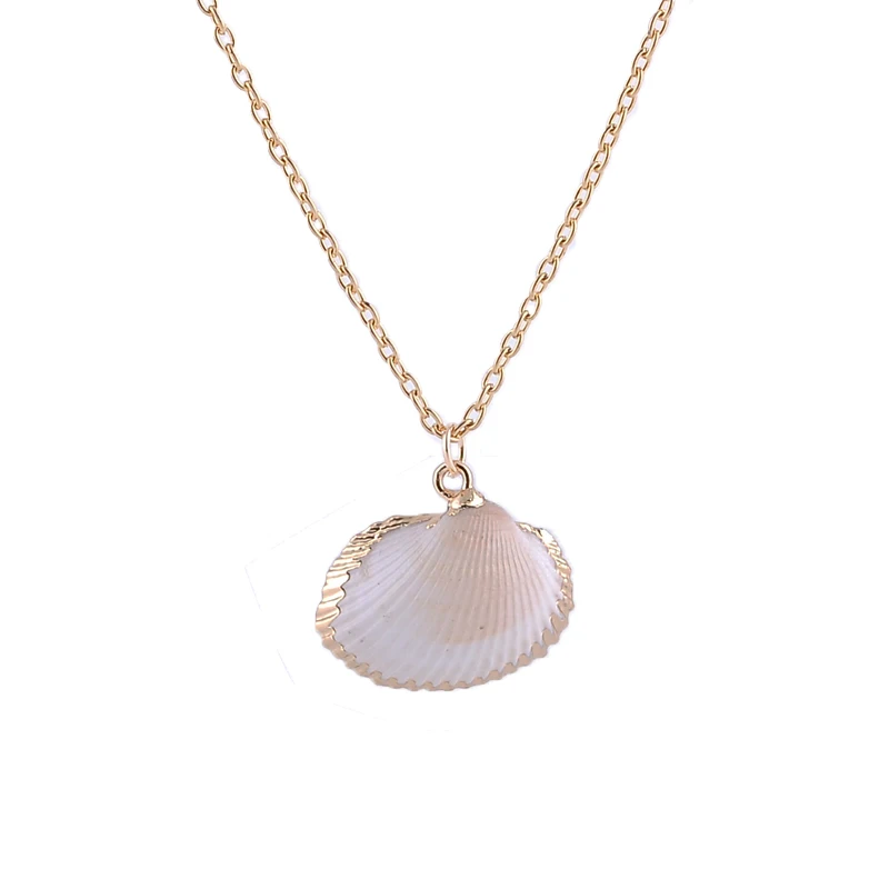 Trendytime новое ожерелье Cowrie ракушка из натуральной ракушки для женщин богемное