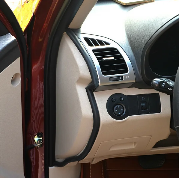 2PCS 40&quot 100CM P Shape Pillar PVC panels Lock RV Camper Rubber Truck decoration backsplash BLACK durable Edge Trim Seal Strip |