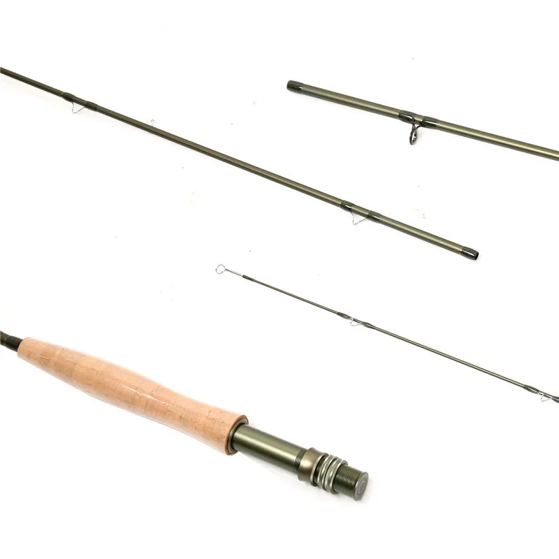 Maximumcatch БЫСТРОЕ ДЕЙСТВИЕ Новый SK Углеродного Волокна футов 6wt 4 шт. Fly Fishing Rod