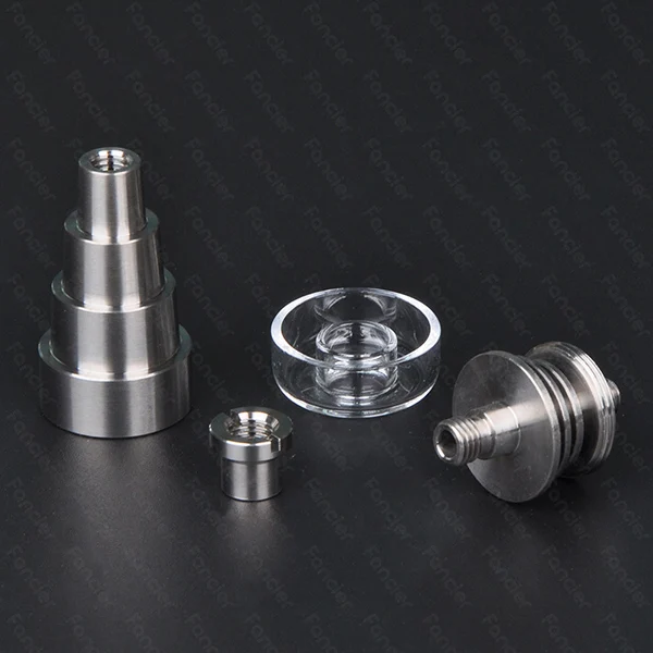 6 в 1 Ti E nail Dnail титановый/кварцевый гибридный Nail для 10 мм 16 или 20 nails катушечные