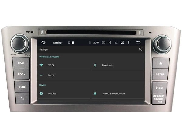 Android 8 0 ips Экран Авто Радио стерео Мультимедийный плеер для TOYOTA AVENSIS 2005 2006 2007 S